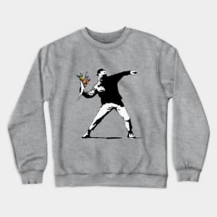 Banksy Flowers Crewneck Sweatshirt